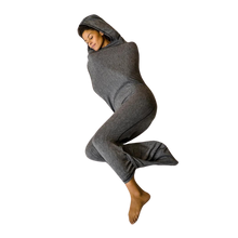 Load image into Gallery viewer, Coperta indossabile per dormire con cappuccio -Bambini/150x45 cm - Ozerty