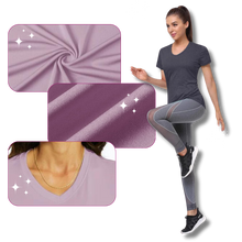 Load image into Gallery viewer, Maglia con scollo a V a raffreddamento istantaneo da donna - Ozerty