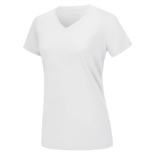 Load image into Gallery viewer, Maglia con scollo a V a raffreddamento istantaneo da donna -Bianco - Ozerty