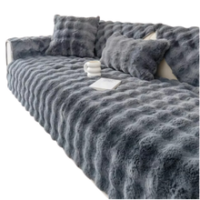 Load image into Gallery viewer, Lussuoso Copridivano in Poliestere -Grigio scuro - Ozerty