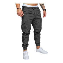 Load image into Gallery viewer, Pantaloni cargo slim fit da uomo -Grigio scuro/MGrigio scuro/LGrigio scuro/XLGrigio scuro/XXLGrigio scuro/3XLGrigio scuro/4XLGrigio scuro/5XL - Ozerty