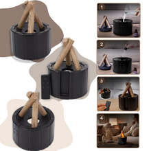 Load image into Gallery viewer, Diffusore di Oli Essenziali a Forma di Falò - Ozerty