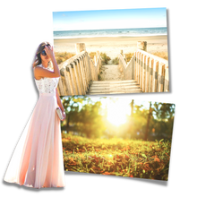 Load image into Gallery viewer, Abito in chiffon con pizzo dallo stile prairie chic - Ozerty