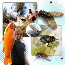 Load image into Gallery viewer, Esche realistiche per la pesca a mosca - Ozerty