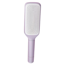 Load image into Gallery viewer, Spazzola per Capelli Autopulente con Massaggio al Cuoio Capelluto -Viola - Ozerty