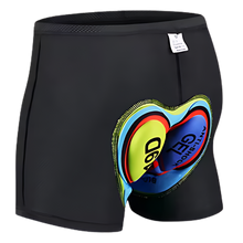 Load image into Gallery viewer, Pantaloncino da bici imbottito senza cuciture -Nero/SNero/MNero/LNero/XLNero/2XLNero/3XLNero/4XLNero/XS - Ozerty