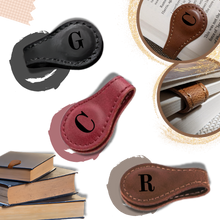 Load image into Gallery viewer, Elegante segnalibro personalizzato in pelle magnetica - Ozerty
