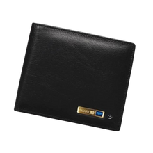 Load image into Gallery viewer, Portafoglio in pelle elegante e sofisticato -Nero - Ozerty