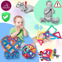 Load image into Gallery viewer, Blocchi Magnetici Scatta e Costruisci - Ozerty