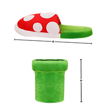 Load image into Gallery viewer, Morbide pantofole in peluche di Mario Pianta Piranha - Ozerty