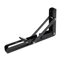 Load image into Gallery viewer, Eleganti staffe pieghevoli a muro per ripiani -Nero/20 cmNero/25 cmNero/30 cmNero/35 cmNero/40 cm - Ozerty