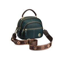Load image into Gallery viewer, Borsa a tracolla vegana senza tempo -Verde - Ozerty