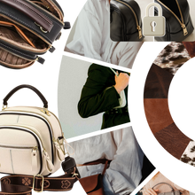 Load image into Gallery viewer, Borsa a tracolla vegana senza tempo - Ozerty