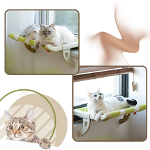Load image into Gallery viewer, Amaca da Finestra per Gatti Installazione senza Attrezzi - Ozerty