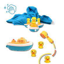 Load image into Gallery viewer, Giocattolo da bagno a triplo spruzzo con anatre - Ozerty