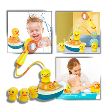 Load image into Gallery viewer, Giocattolo da bagno a triplo spruzzo con anatre - Ozerty