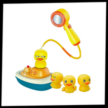 Load image into Gallery viewer, Giocattolo da bagno a triplo spruzzo con anatre - Ozerty