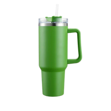 Load image into Gallery viewer, Tazza per auto di grande capacità con manico -Verde erba - Ozerty