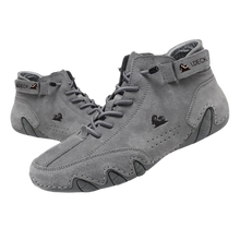 Load image into Gallery viewer, Sneakers ultraconfortevoli in pelle scamosciata -Grigio/EU37Grigio/EU38Grigio/EU39Grigio/EU40Grigio/EU41Grigio/EU42Grigio/EU43Grigio/EU44 - Ozerty