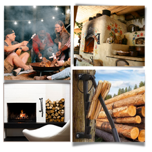 Load image into Gallery viewer, Spaccalegna da parete per legna da ardere - Ozerty