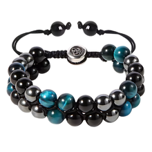 Load image into Gallery viewer, Bracciale di protezione resistente all'acqua -Zaffiro di mezzanotte - Ozerty