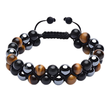Load image into Gallery viewer, Bracciale di protezione resistente all'acqua -Occhio di tigre - Ozerty