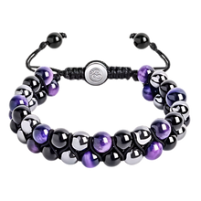 Load image into Gallery viewer, Bracciale di protezione resistente all'acqua -Lavanda corvina - Ozerty