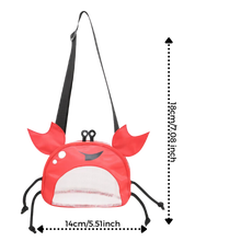 Load image into Gallery viewer, Borsa da spiaggia impermeabile per bambini a forma di granchio - Ozerty