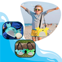 Load image into Gallery viewer, Borsa da spiaggia impermeabile per bambini a forma di granchio - Ozerty