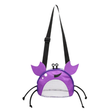 Load image into Gallery viewer, Borsa da spiaggia impermeabile per bambini a forma di granchio -Viola - Ozerty