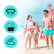 Load image into Gallery viewer, Borsa da spiaggia impermeabile per bambini a forma di granchio - Ozerty