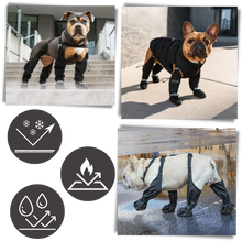 Load image into Gallery viewer, Stivali con bretelle impermeabili per cani - Ozerty