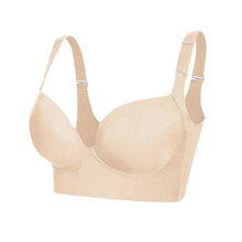 Load image into Gallery viewer, Reggiseno Modellante con Ampie Ali Laterali Integrate -Beige - Ozerty