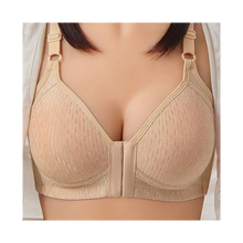 Load image into Gallery viewer, Reggiseno push up senza fili per taglie forti -Cotone piqué Pelle - Ozerty