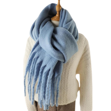 Load image into Gallery viewer, Sciarpa da donna Cozy Elegance -Azzurro - Ozerty