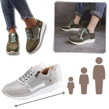 Load image into Gallery viewer, Scarpe da ginnastica con zeppa in strass - Ozerty
