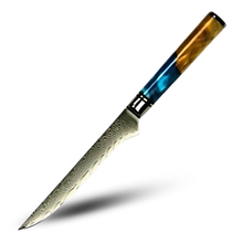 Load image into Gallery viewer, Coltelli giapponesi della serie Mare Giallo -Honesuki - Coltello per disossare 26 cm - Ozerty