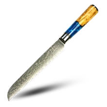 Load image into Gallery viewer, Coltelli giapponesi della serie Mare Giallo -Pankiri - Coltello da pane 32 cm - Ozerty