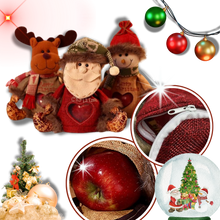 Load image into Gallery viewer, Borsa Regalo Natalizia Riutilizzabile con Chiusura a Zip - Ozerty