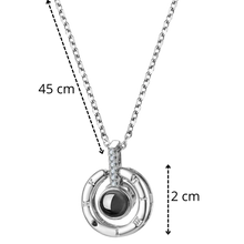 Carica l'immagine nel visualizzatore di Gallery, "Jeg elsker dig"-halskæde på 100 sprog - Ozerty