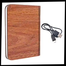 Load image into Gallery viewer, Lampada da lettura ricaricabile in legno - Ozerty
