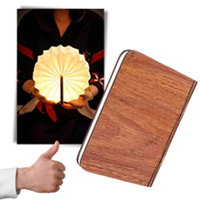 Load image into Gallery viewer, Lampada da lettura ricaricabile in legno
