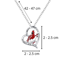 Load image into Gallery viewer, Collana con ciondolo cuore cardinale - Ozerty
