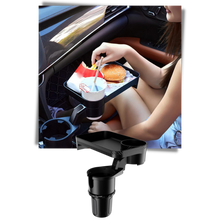 Load image into Gallery viewer, Portabicchieri per auto e vassoio rotante - Ozerty
