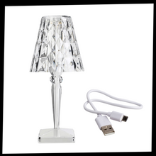 Load image into Gallery viewer, Lampada da scrivania in cristallo acrilico - Ozerty
