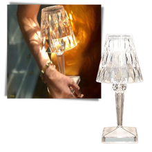 Load image into Gallery viewer, Lampada da scrivania in cristallo acrilico - Ozerty
