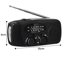 Load image into Gallery viewer, Radio d'emergenza con dinamo multifunzionale - Ozerty

