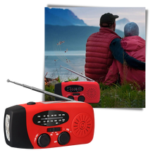 Load image into Gallery viewer, Radio d'emergenza con dinamo multifunzionale - Ozerty
