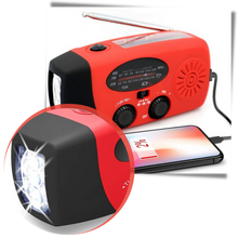 Load image into Gallery viewer, Radio d'emergenza con dinamo multifunzionale - Ozerty
