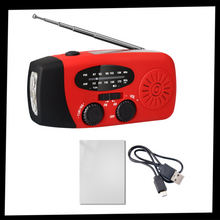 Load image into Gallery viewer, Radio d'emergenza con dinamo multifunzionale - Ozerty
